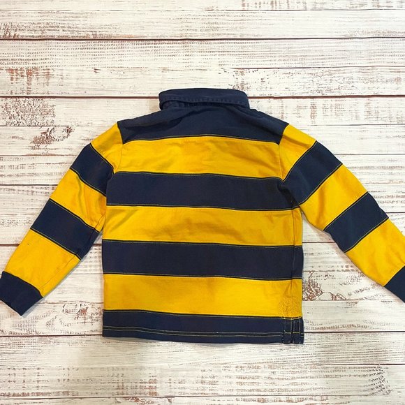 Boys Polo Ralph Lauren Striped Cotton Jersey Rugby Shirt - Picture 2 of 7